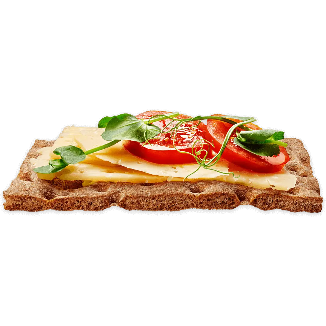 Husman Crispbread – traditional Swedish crispbread with a hearty whole-grain flavor and a satisfyingly crunchy texture.