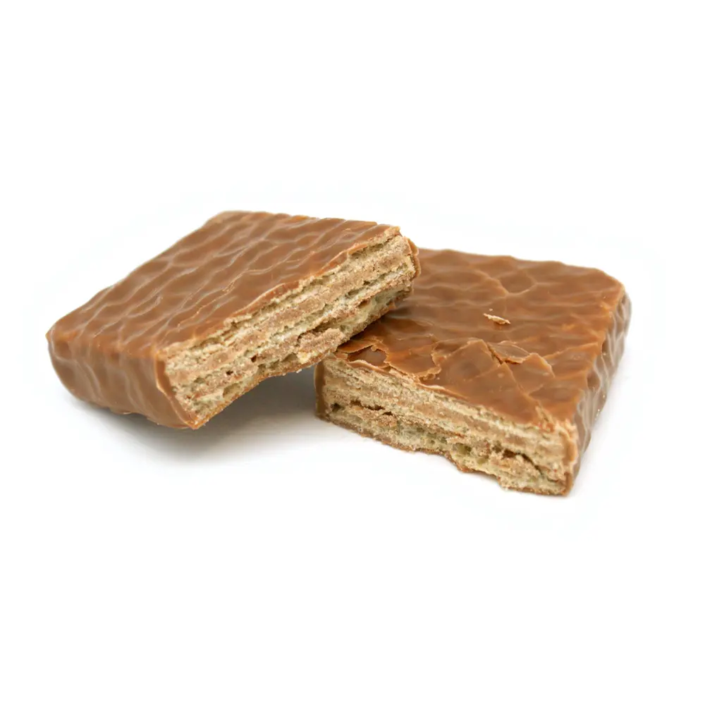 Kexchoklad by Cloetta, a classic Swedish treat featuring crunchy wafers coated in rich milk chocolate.