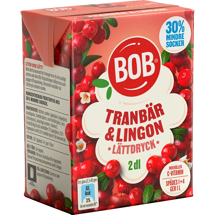 Lingonberry & Cranberry Concentrate Drink