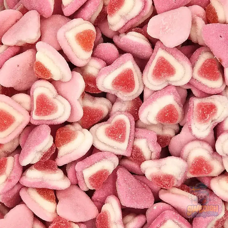 Pink Triple Hearts