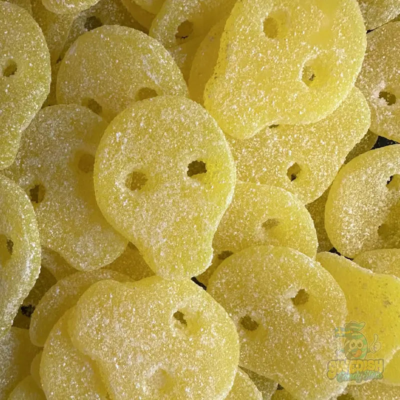Sour Pineapple skulls