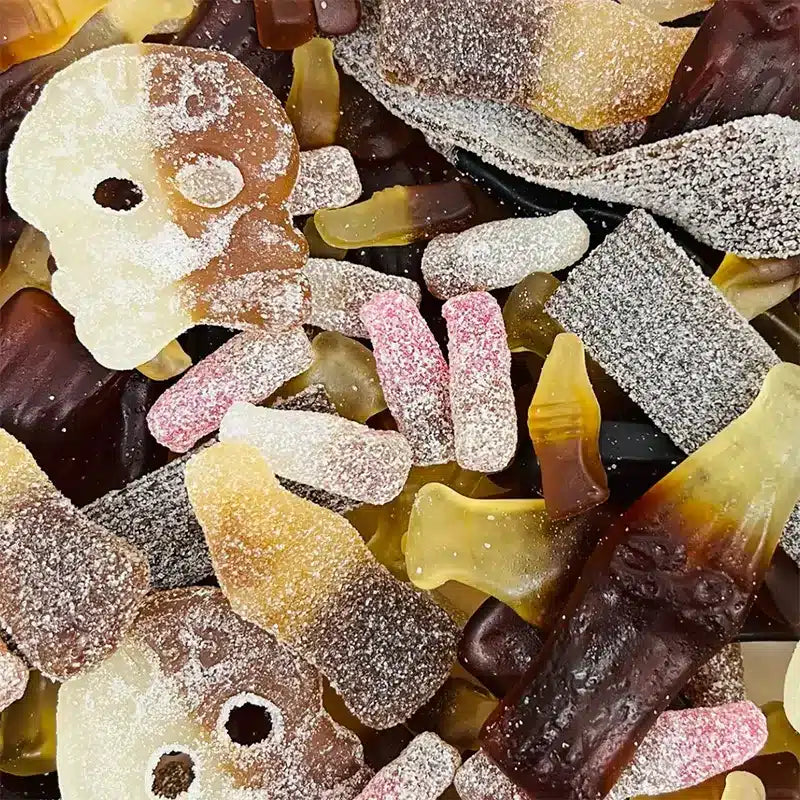 Cola Mix by Swedish Candy Store offers a variety of tangy and sweet cola-flavored treats.