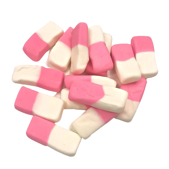 Top view of Swizzels Strawberry/Cream Squashies