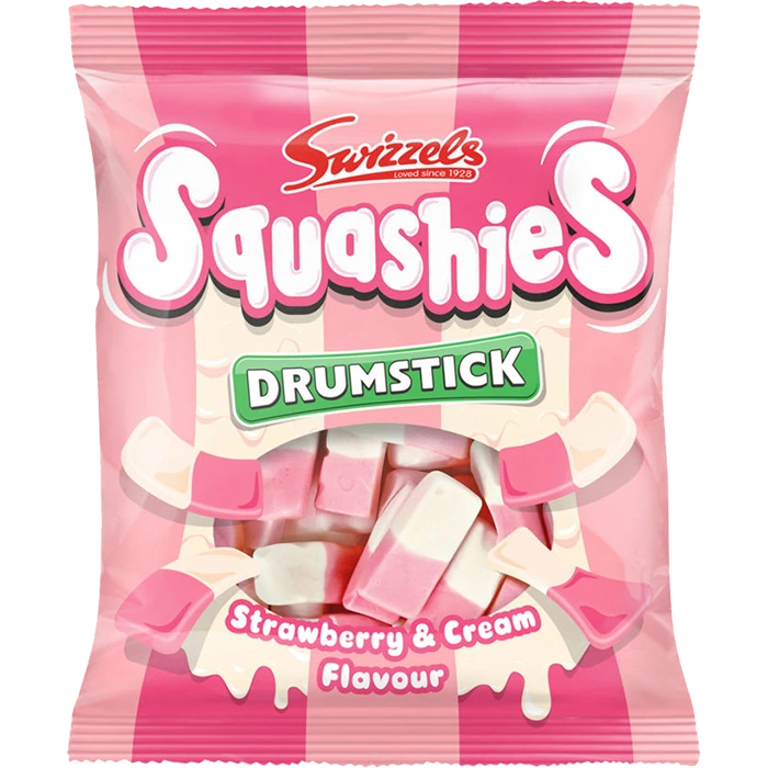 Swizzels Strawberry/Cream Squashies Packaged