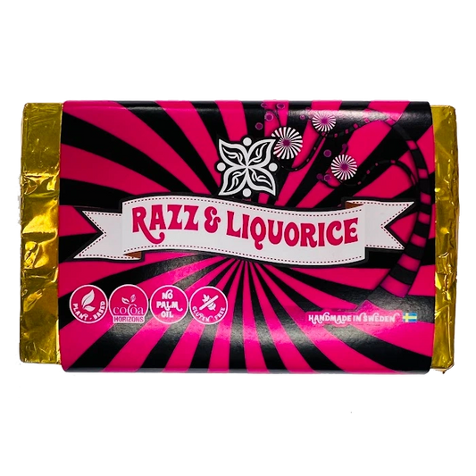 Razz & Liquorice Chocolate Bar