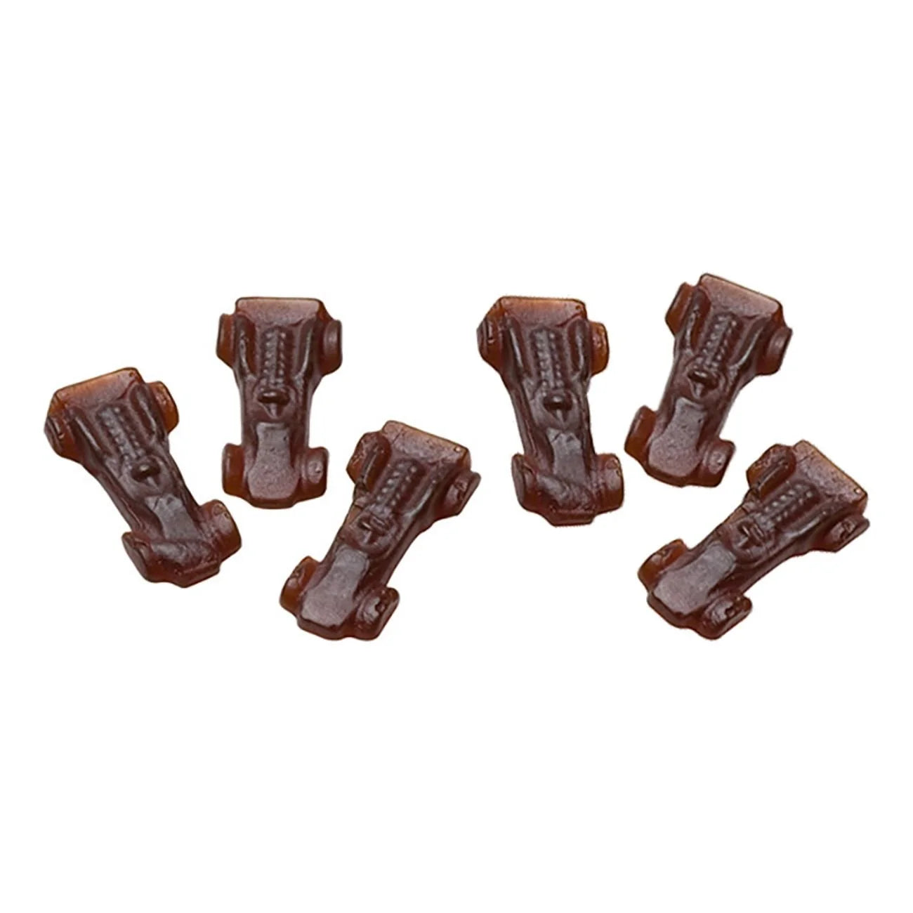 Toms Ferrari Cola – Swedish candy with cola-flavored gummies shaped like race cars.