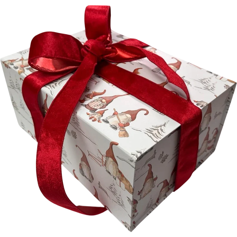 Swedish Candy Store Present – a beautifully packaged gift box filled with a selection of Swedish candy.