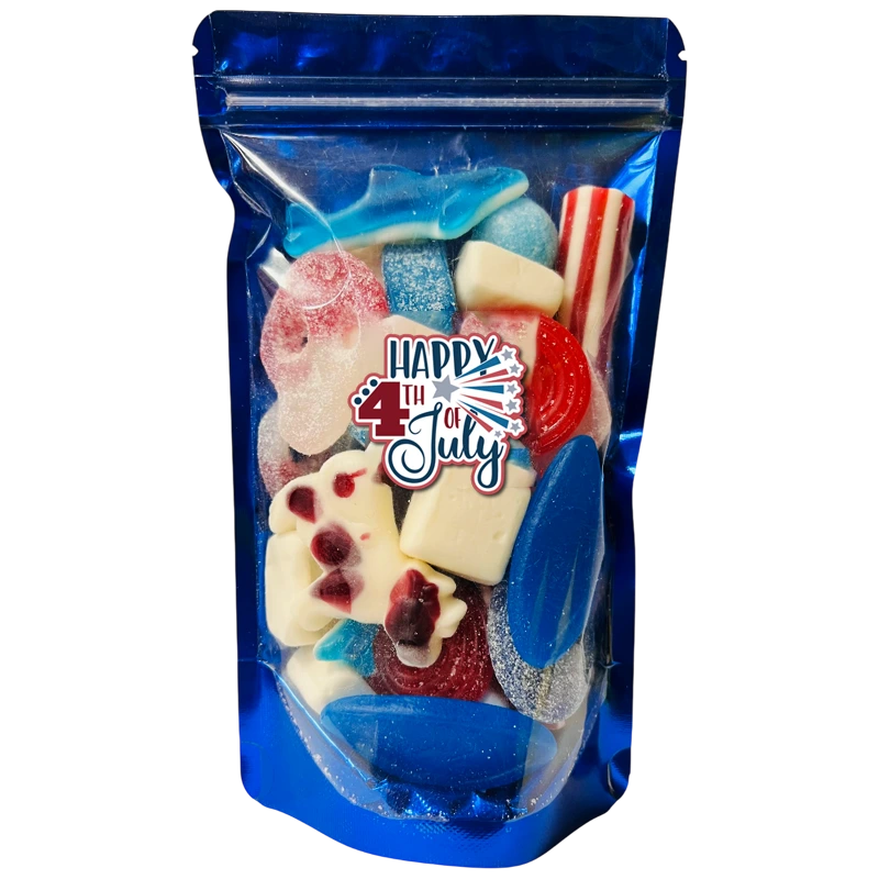 Limited Edition 4th of July Candy Mix – Red, White & Blue Celebration Treats
