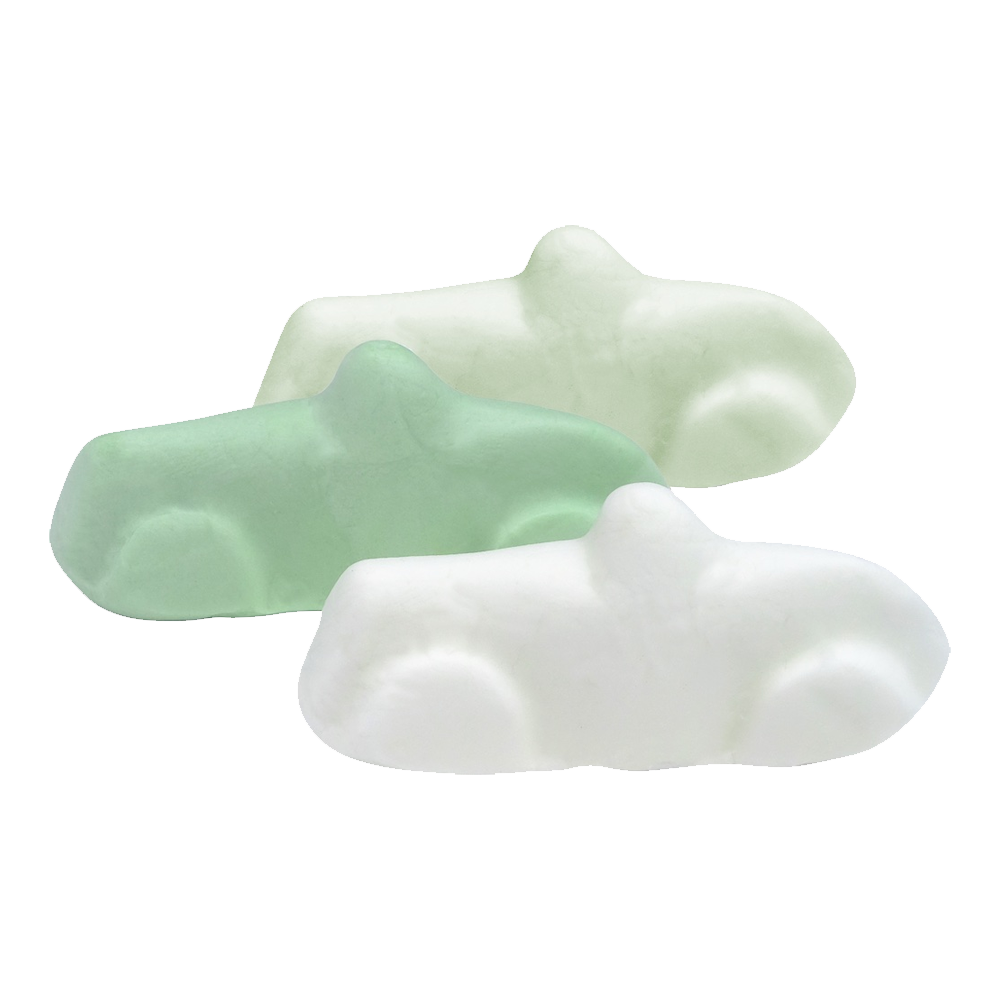 Ahlgrens Gröna Bilar – Swedish gummy candy shaped like green cars.