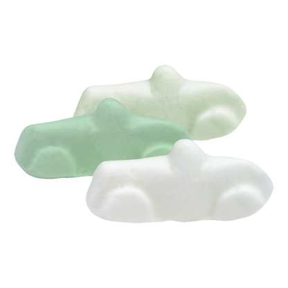 Ahlgrens Gröna Bilar – Swedish gummy candy shaped like green cars.