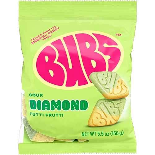BUBS Sour Tutti Frutti Diamond