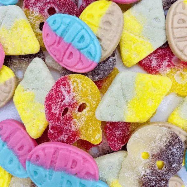 Bubs Mix – an assortment of Swedish candy, combining chewy fruit and licorice flavors in one pack.