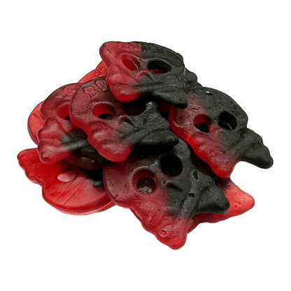 Bubs Raspberry/Licorice Skull