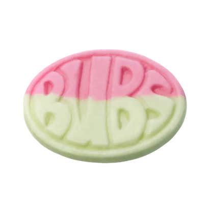 Watermelon Ovals by Bubs offer a fruity, mouthwatering treat with a soft, chewy texture.