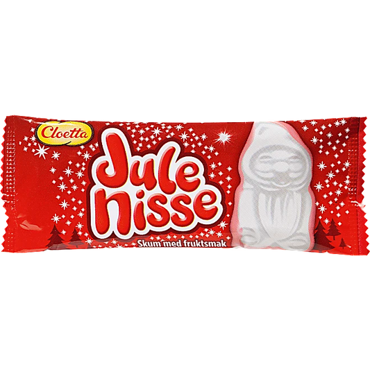 Cloetta Julnisse – a festive Swedish candy featuring Christmas-themed flavors and holiday packaging.