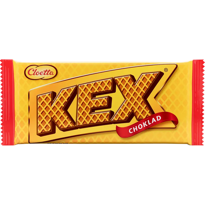 Cloetta Kexchoklad – a Swedish chocolate bar with crispy wafer layers covered in smooth milk chocolate.