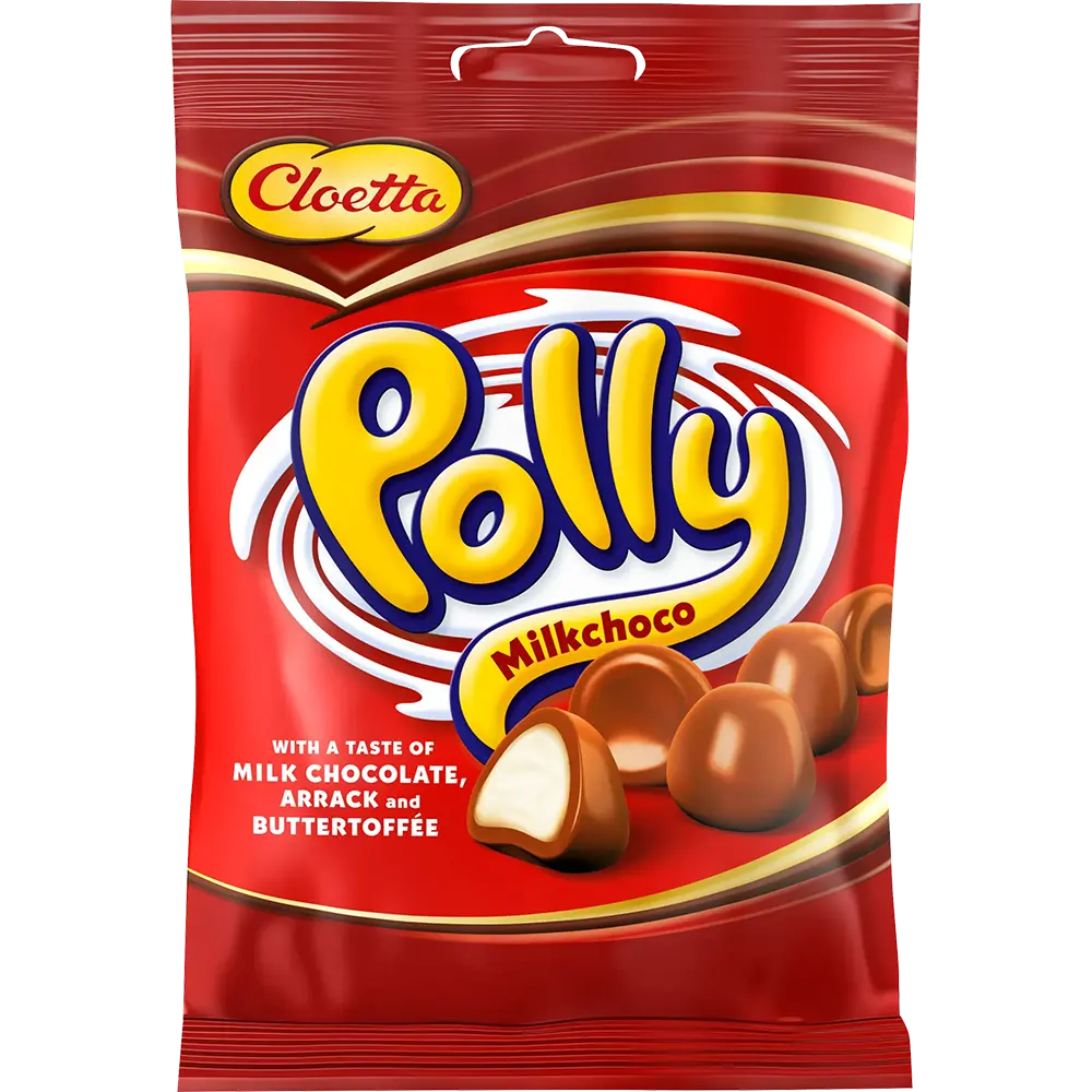 Polly Röd by Cloetta, a beloved Swedish treat with fluffy, chocolate-coated foam candies offering a sweet and nostalgic taste.