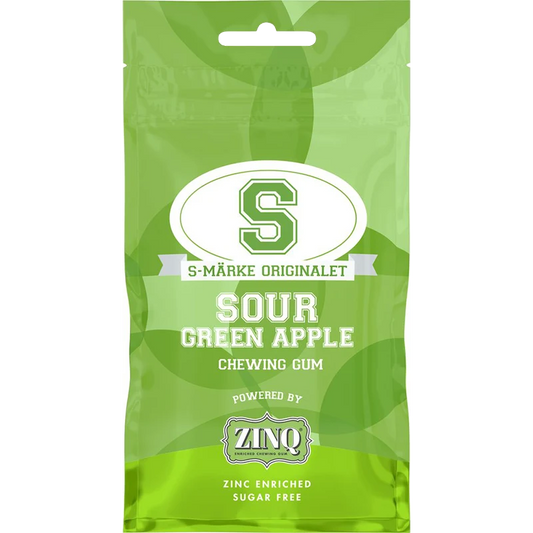 S-Märke Sour Apple Chewing Gum