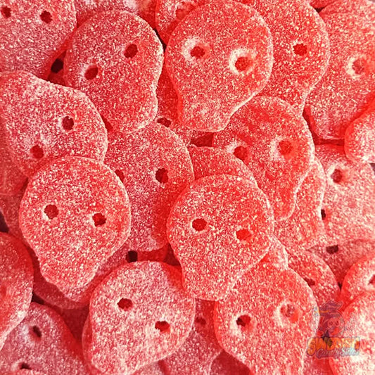 Sour Strawberry Skulls