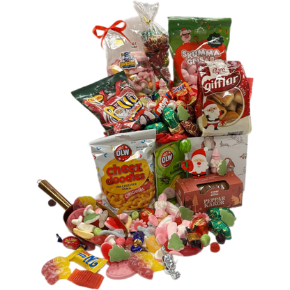 Swedish Candy Store Large Christmas Box – a festive assortment of Swedish candy, perfect for holiday gifting and celebrations.