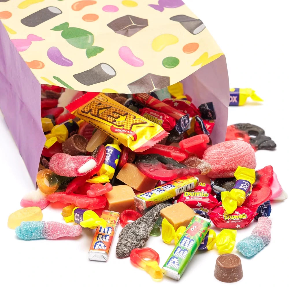 Swedish Candy Store Make Your Own Pick & Mix Bag – customize your selection of Swedish candy with your favorite sweets.