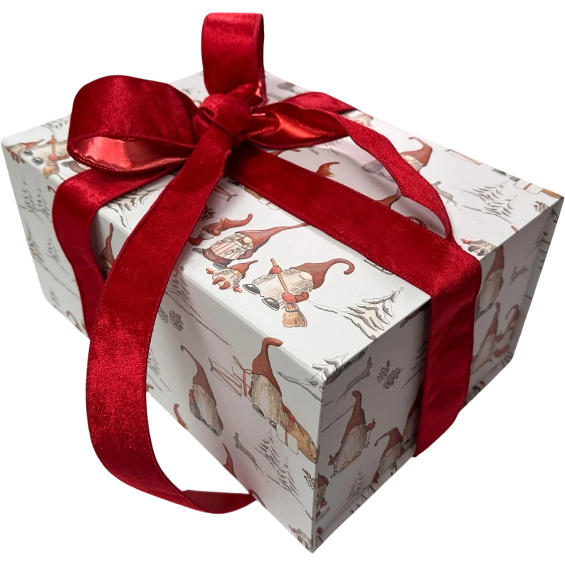 Swedish Candy Store Present – a beautifully packaged gift box filled with a selection of Swedish candy.