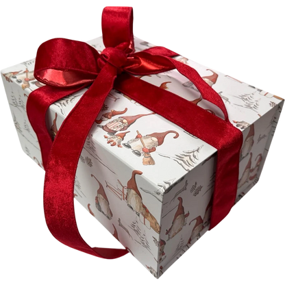 Swedish Candy Store Present – a beautifully packaged gift box filled with a selection of Swedish candy.