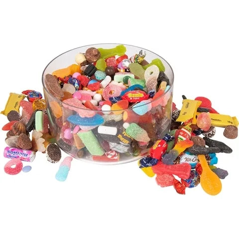 Swedish Candy Store Sour Mix – a bold assortment of tangy Swedish candy, including mouth-puckering gummies, perfect for sour candy lovers.