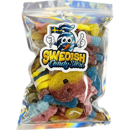 Sour Mix from Swedish Candy Store – a selection of zesty Swedish sweets, featuring fruity and chewy treats with a tangy kick.