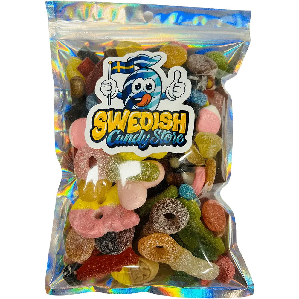 Swedish Candy Store Special Mix – a unique assortment of premium Swedish candy, featuring a variety of fruity and chewy sweets.