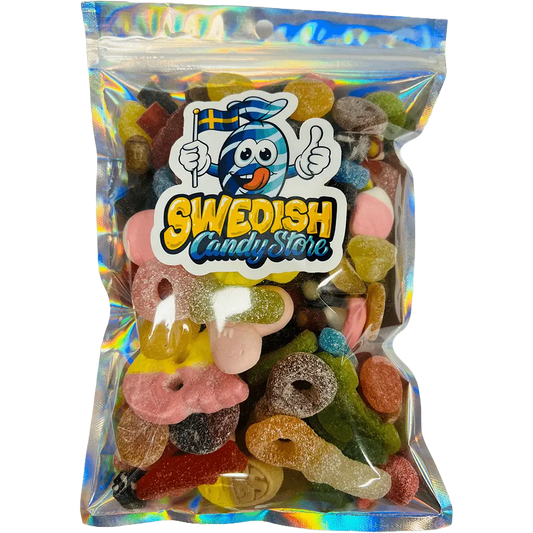 Swedish Candy Store Special Mix – a unique assortment of premium Swedish candy, featuring a variety of fruity and chewy sweets.