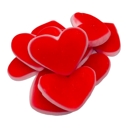 Sweethearts are a classic Swedish candy featuring small, heart-shaped gummies with a soft, fruity flavor.