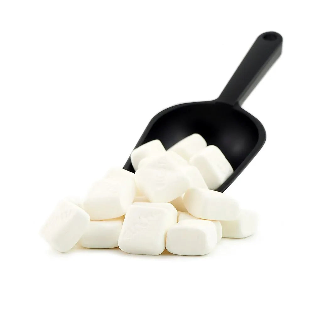 Vanilla Cubes – soft, square-shaped Swedish candy with a creamy and rich vanilla flavor.