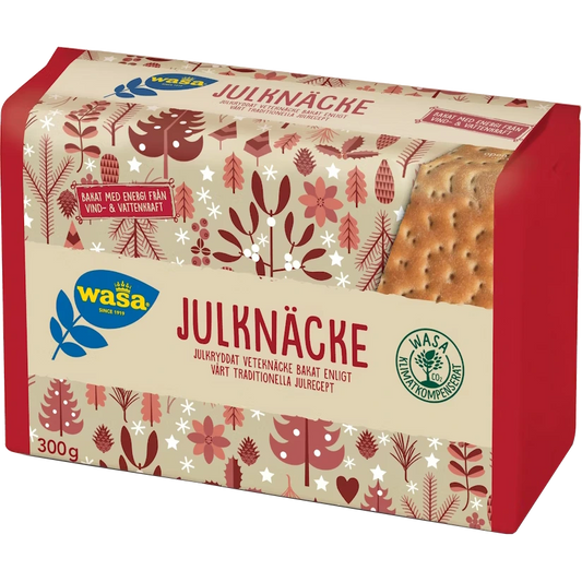 Wasa Julkaka – a seasonal Swedish crispbread with warm holiday spices, perfect for Christmas spreads.