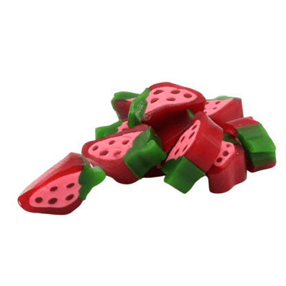 Strawberry candy 110×210トルコヴィンテージラグ Strawberry Slices – Swedish Candy Store, CO